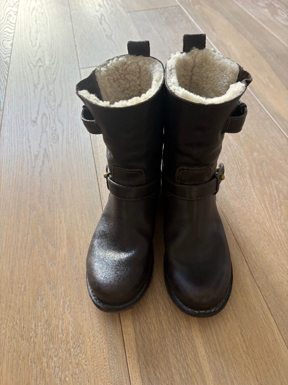 Rag & Bone Brown leather Shearling  Boots size EU 36